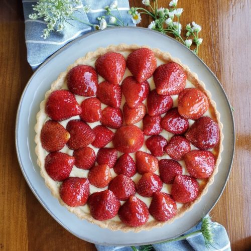 Rich Results on Google's SERP when searching for "Strawberry Tart (Tart aux Fraises)"