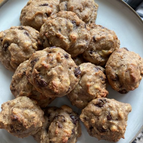 Easy Grain Free Banana Bread Cookies