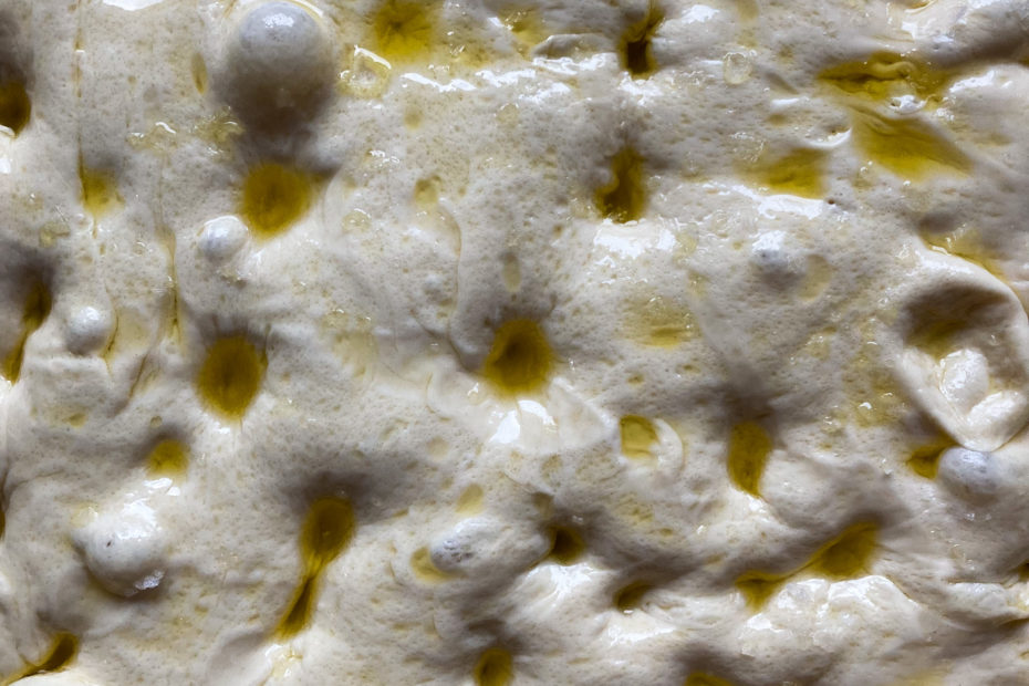 Olive Oil Focaccia Dough